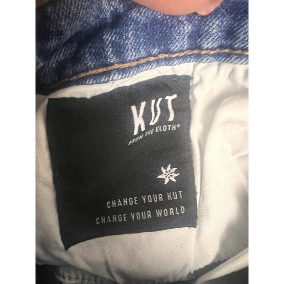 Kut From the Kloth Women’s Jane High Rise Shorts Size 10 Denim Jeans Blue EUC - Picture 6 of 11